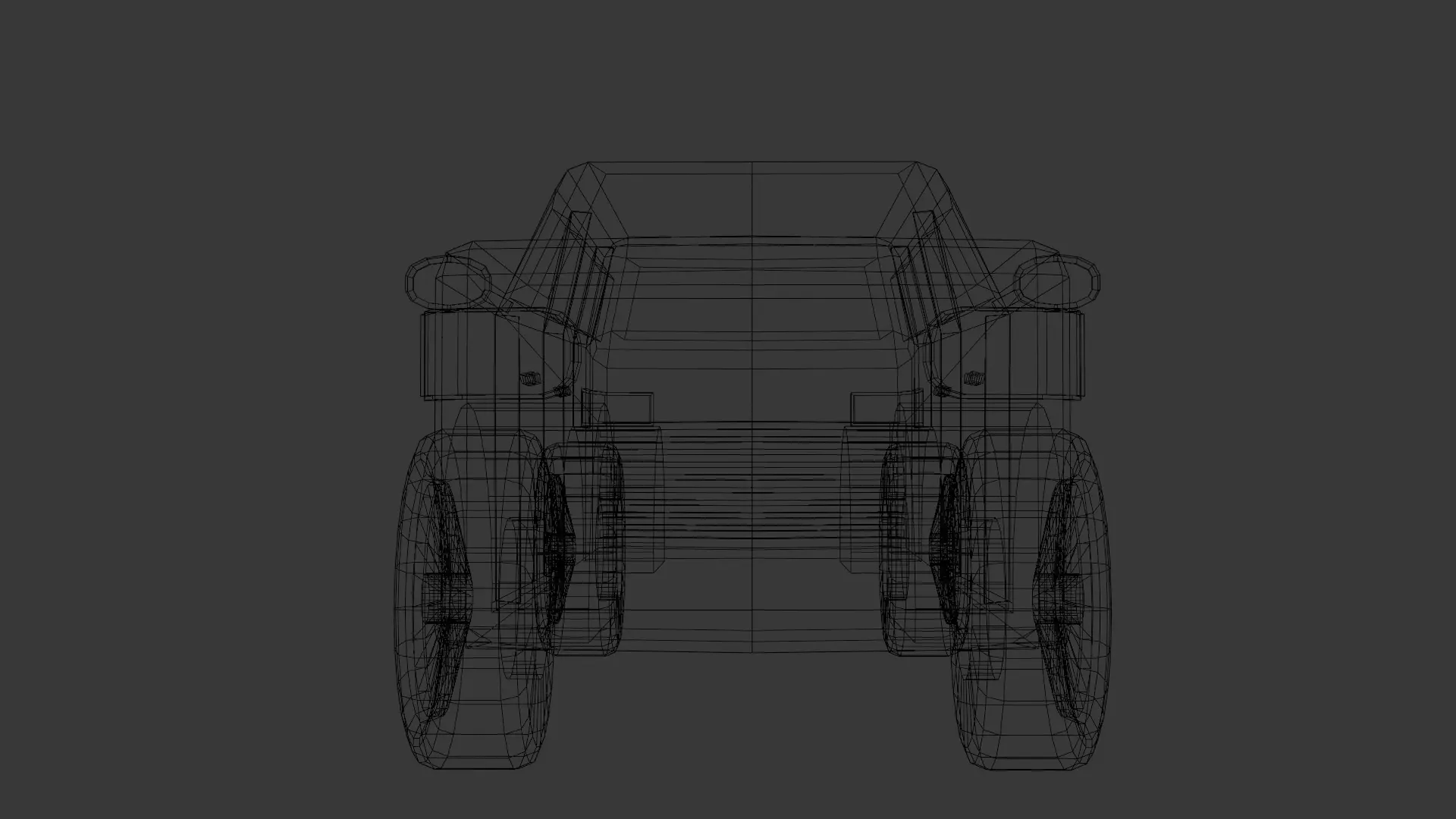 Low Poly SUV 3D Model  Blender FBX OBJ Low-poly 3D model_11
