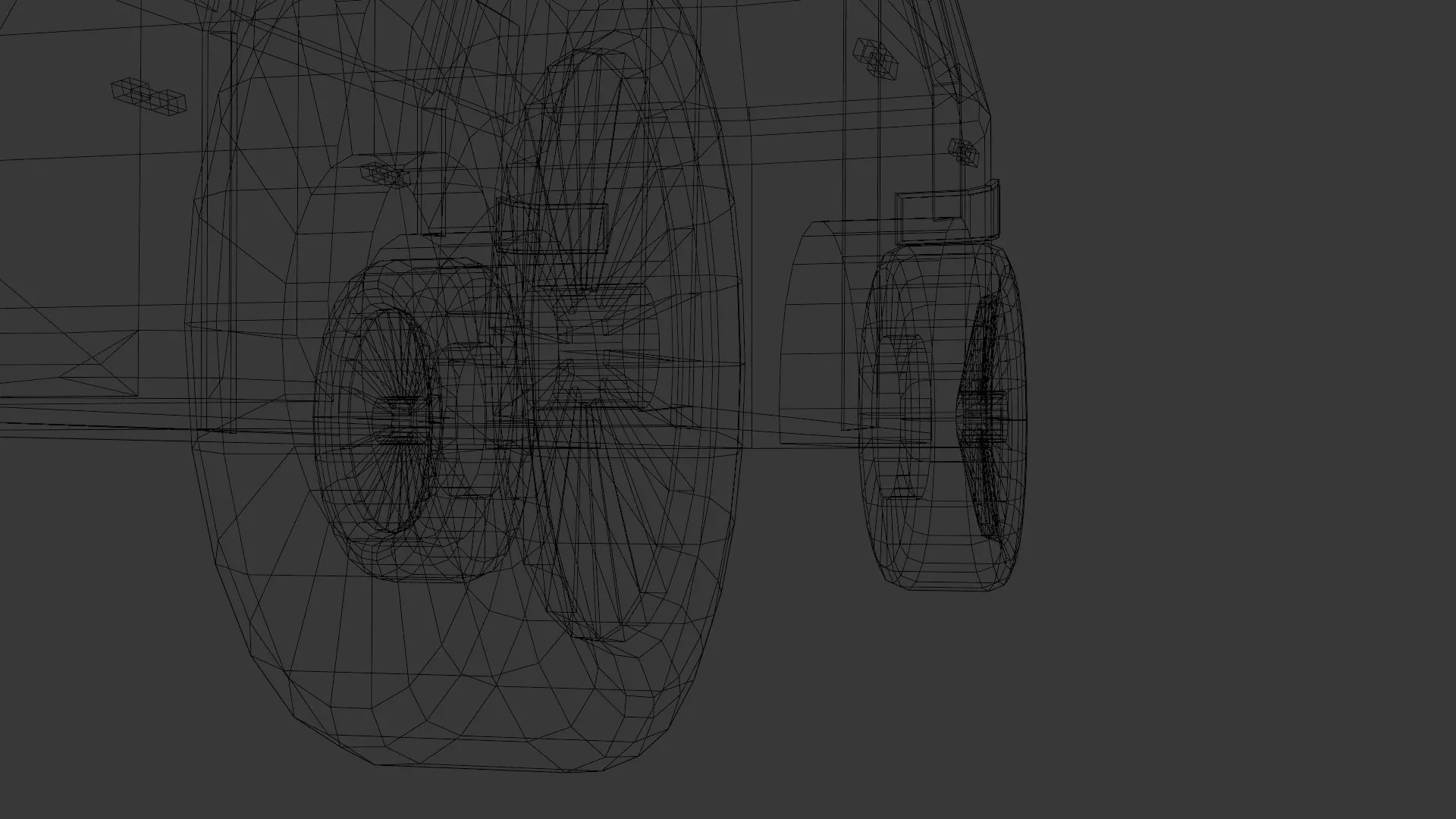 Low Poly SUV 3D Model  Blender FBX OBJ Low-poly 3D model_12