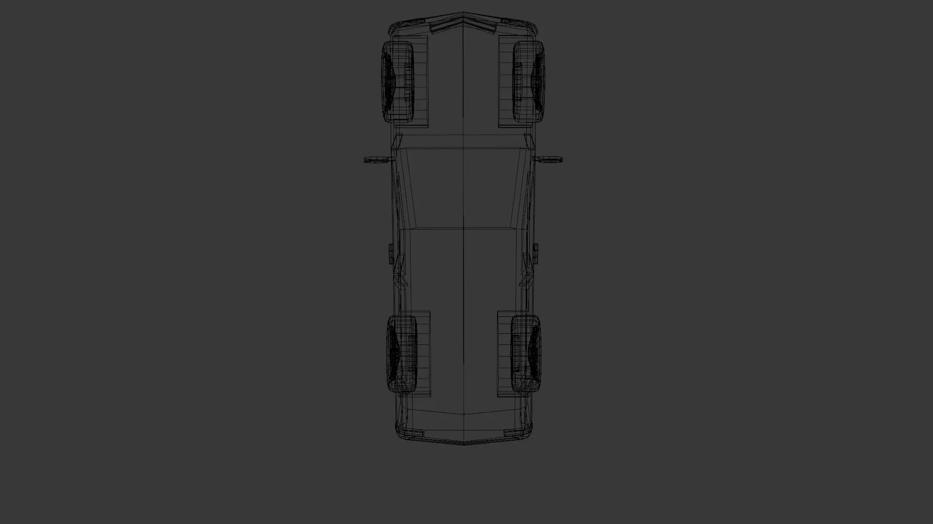 Low Poly SUV 3D Model  Blender FBX OBJ Low-poly 3D model_14