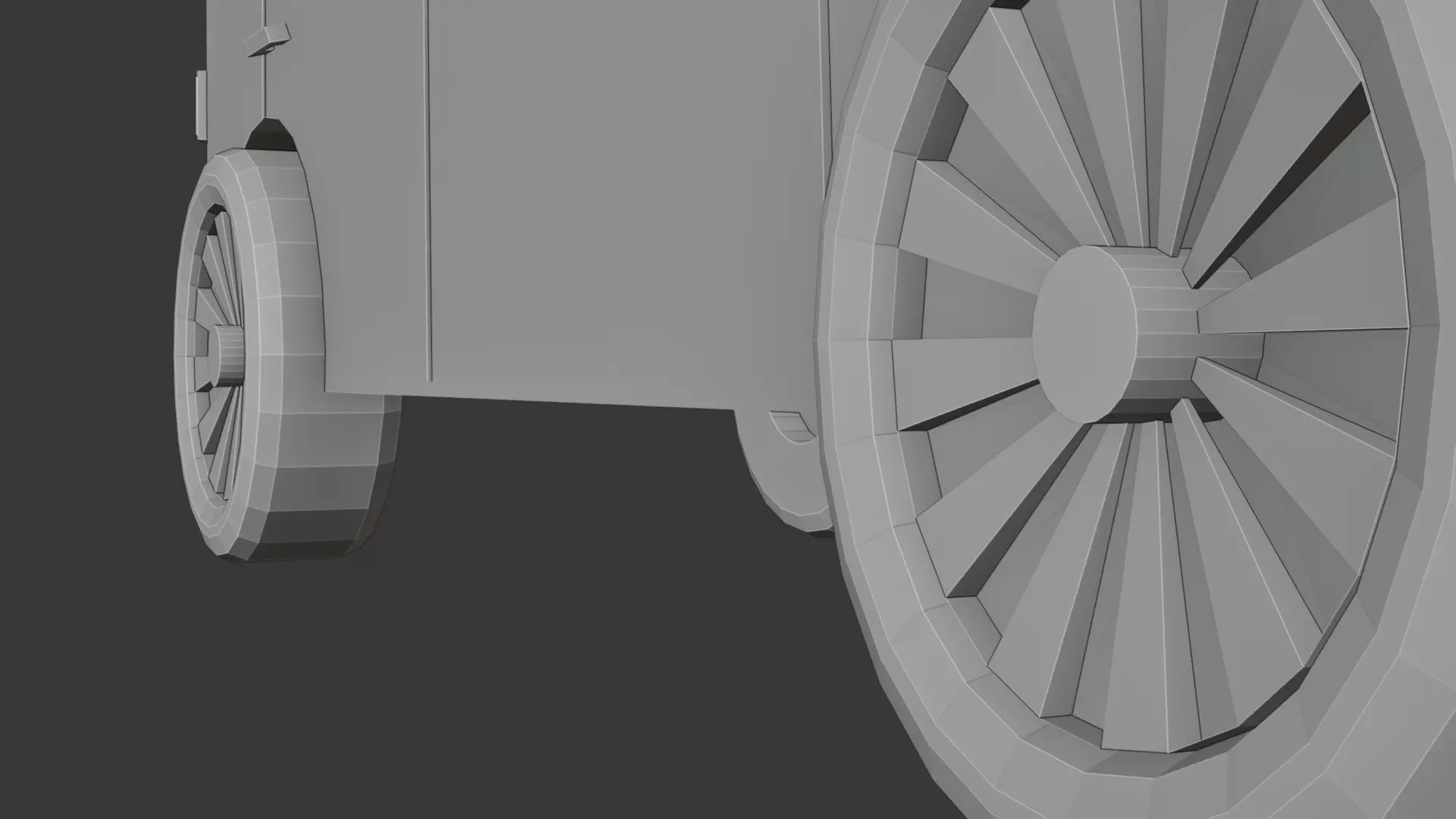 Low Poly SUV 3D Model  Blender FBX OBJ Low-poly 3D model_7