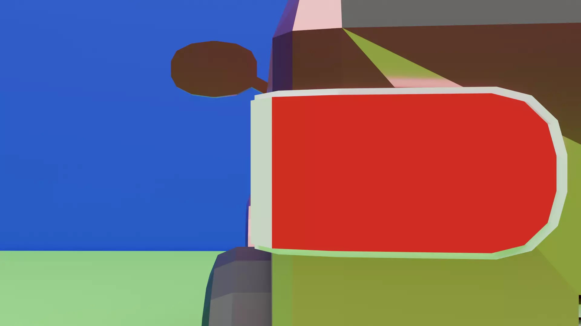 Low Poly SUV 3D Model  Blender FBX OBJ Low-poly 3D model_2