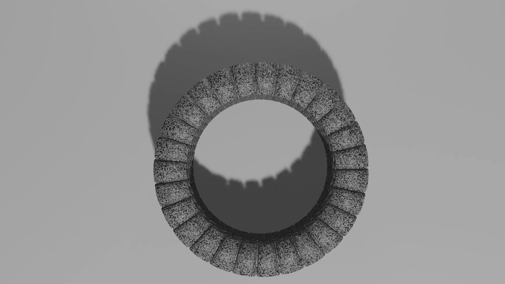 Stone well Obj and Blend 3D model_4