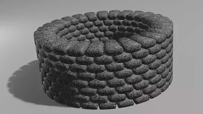 Stone well Obj and Blend