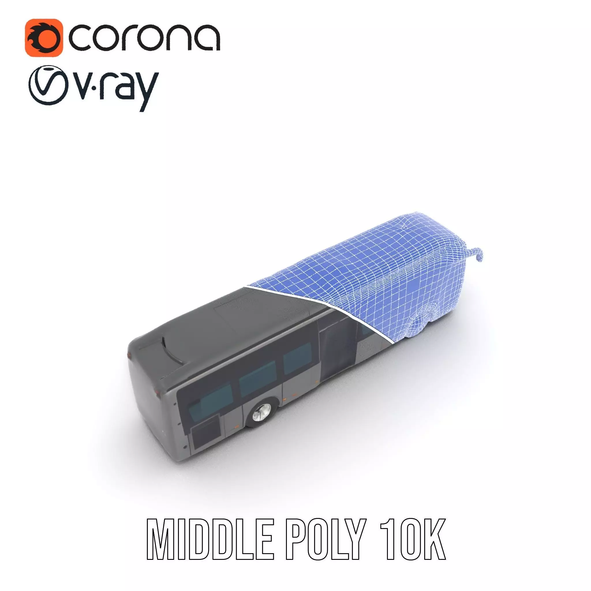 Ultraland Transit Bus model pack Low-poly 3D model_29