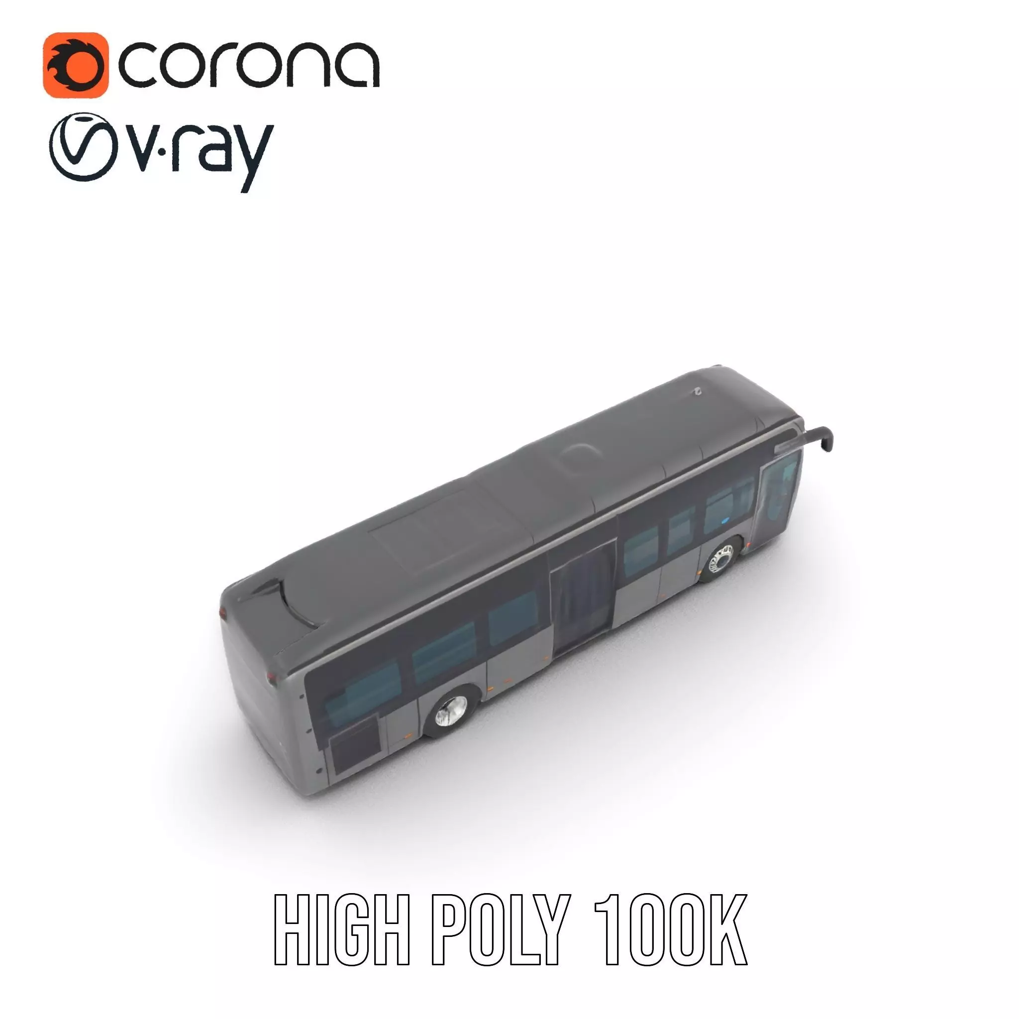 Ultraland Transit Bus model pack Low-poly 3D model_20