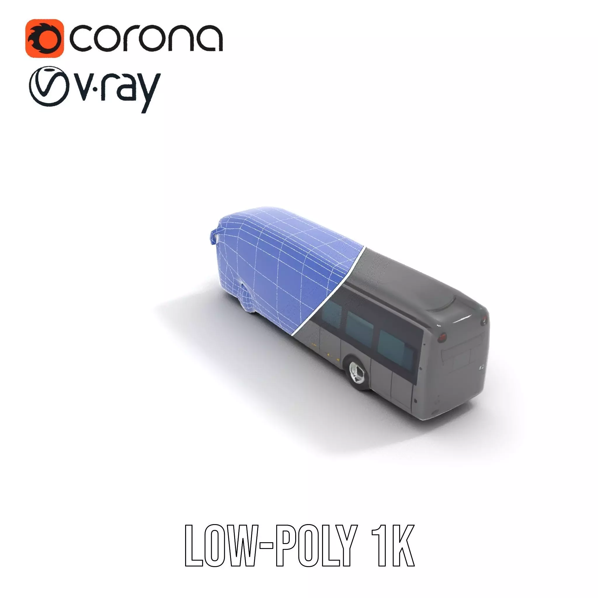 Ultraland Transit Bus model pack Low-poly 3D model_30