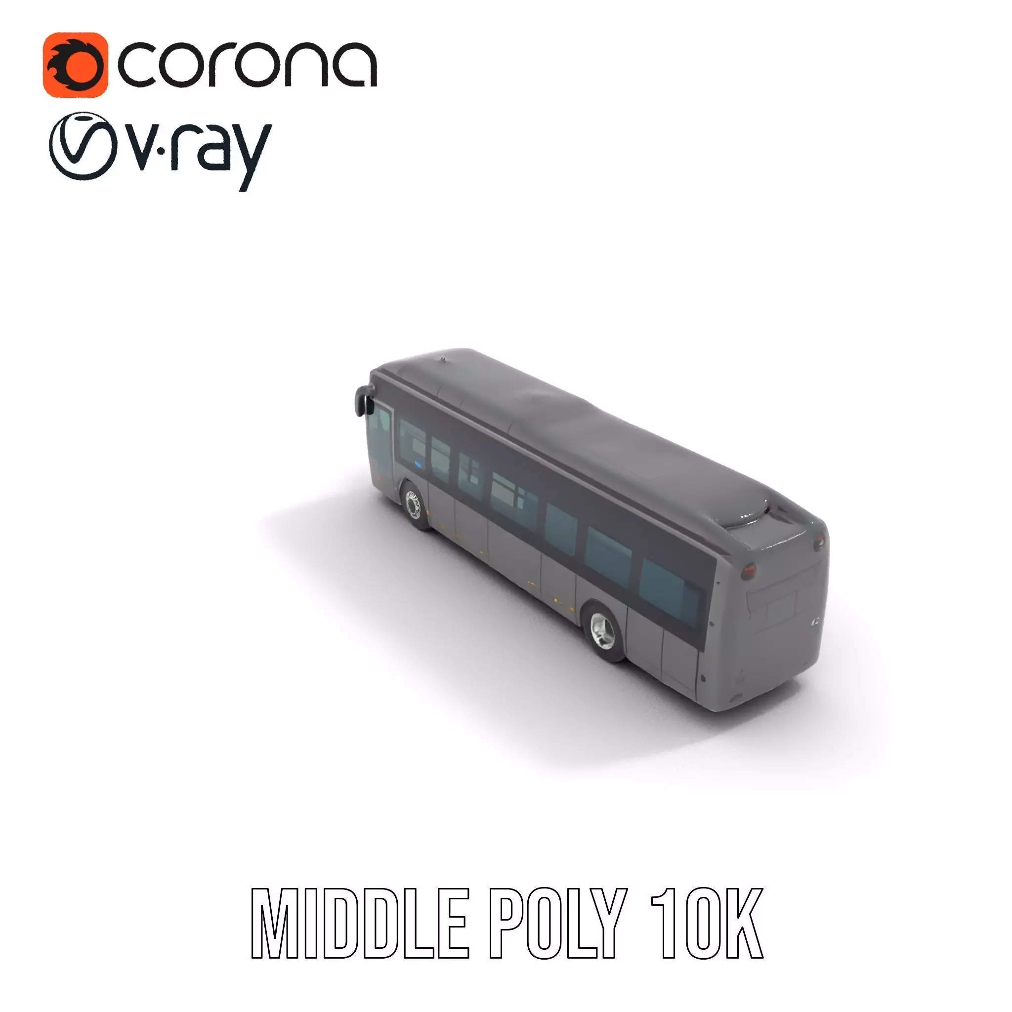 Ultraland Transit Bus model pack Low-poly 3D model_13