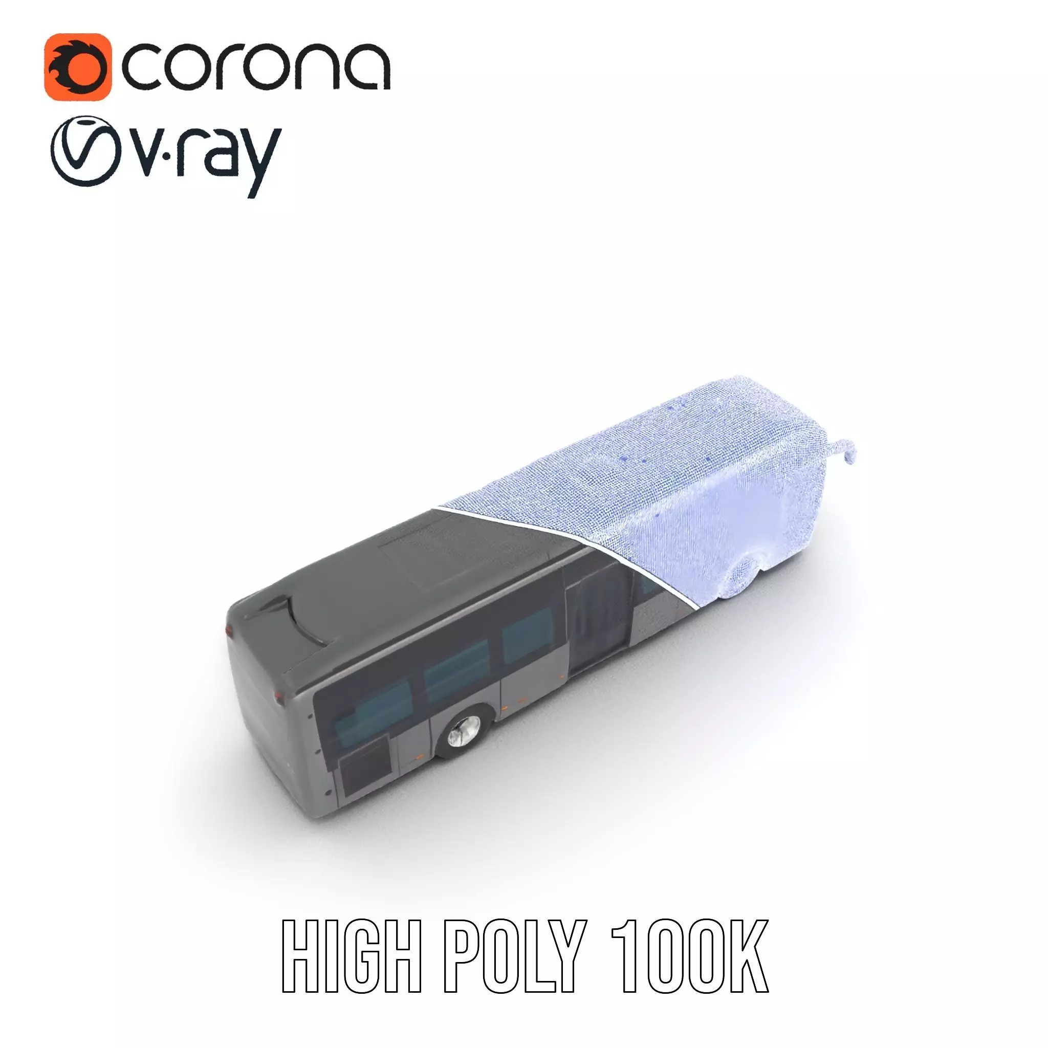 Ultraland Transit Bus model pack Low-poly 3D model_32