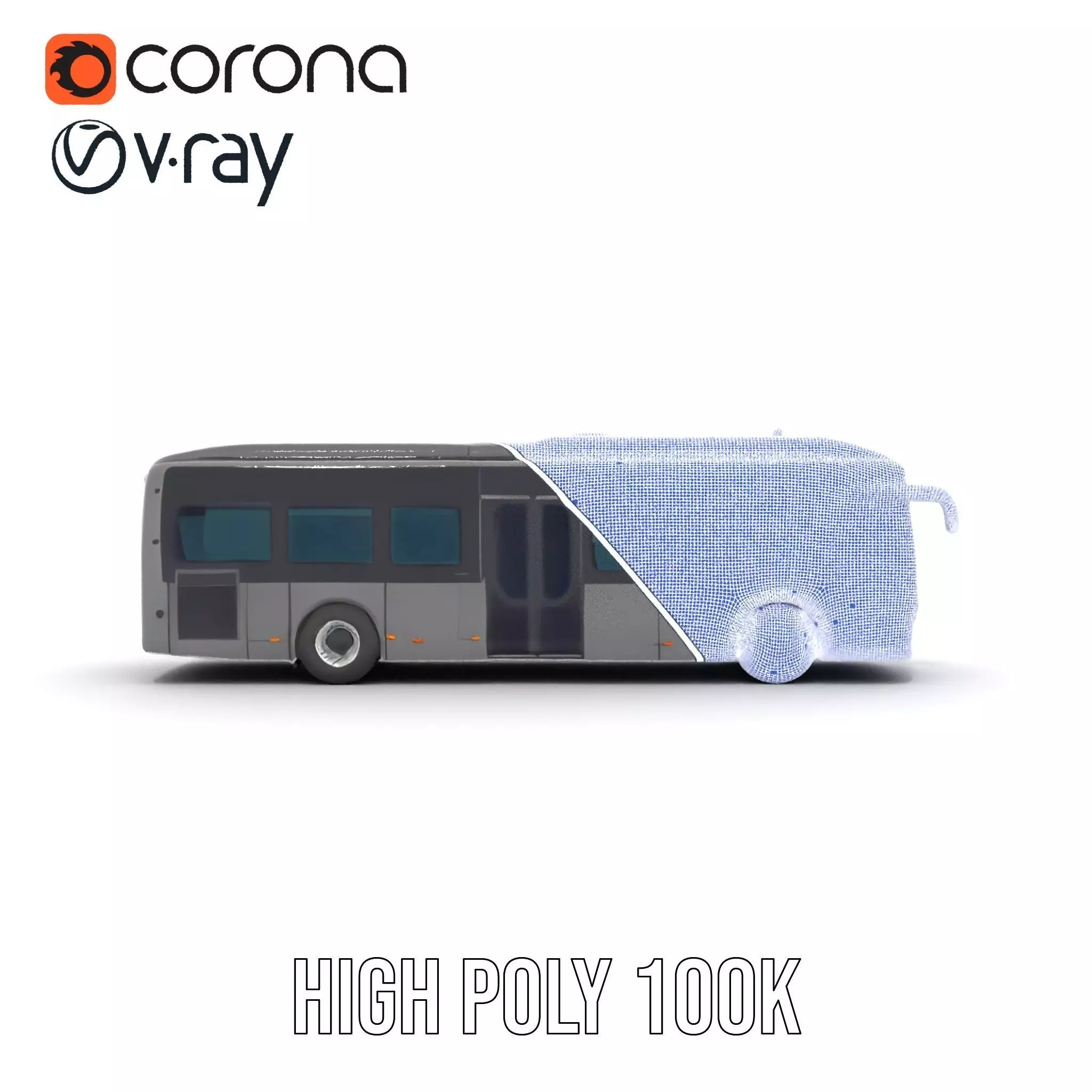 Ultraland Transit Bus model pack Low-poly 3D model_33