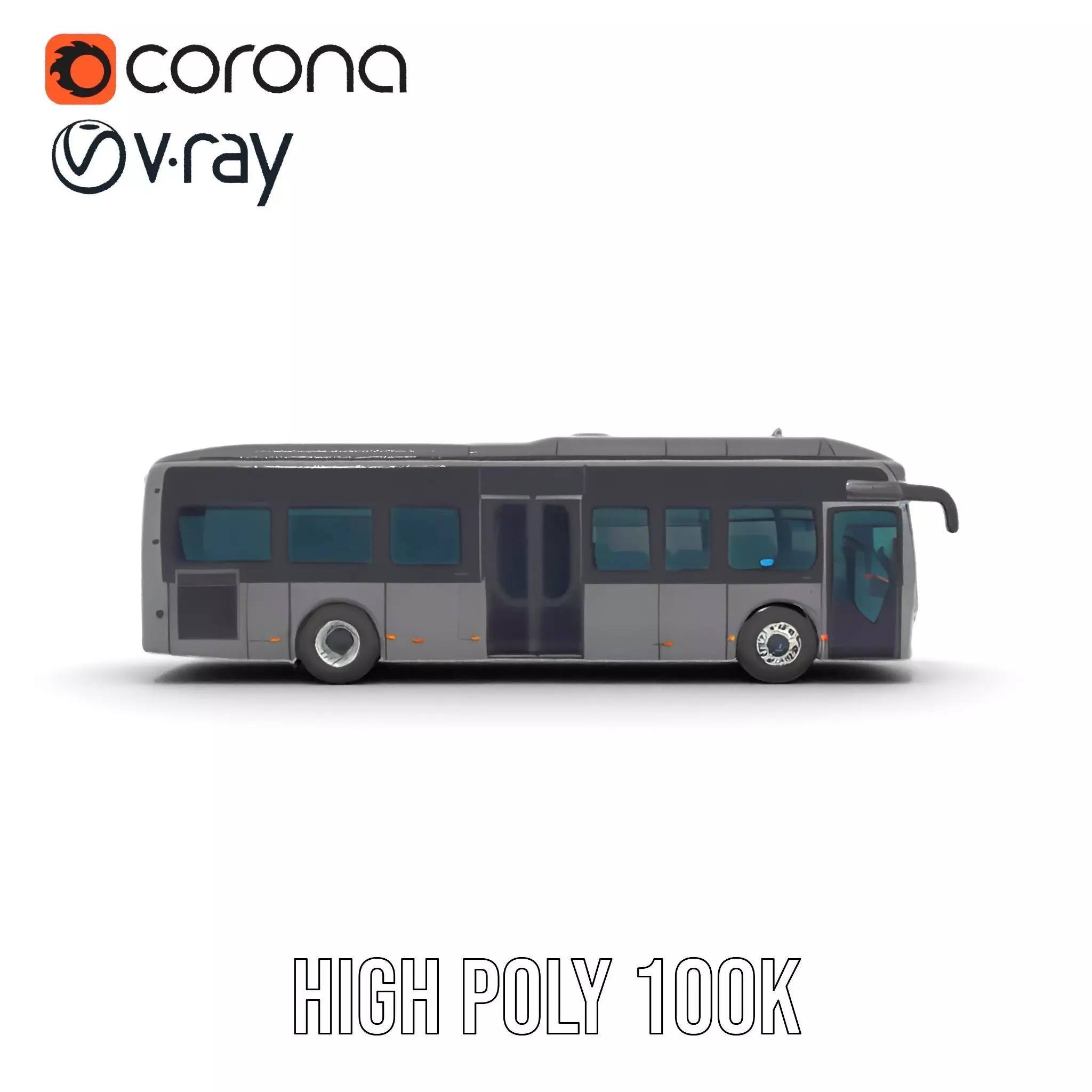 Ultraland Transit Bus model pack Low-poly 3D model_28
