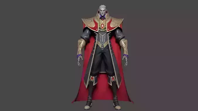Dracula Low-poly 3D model