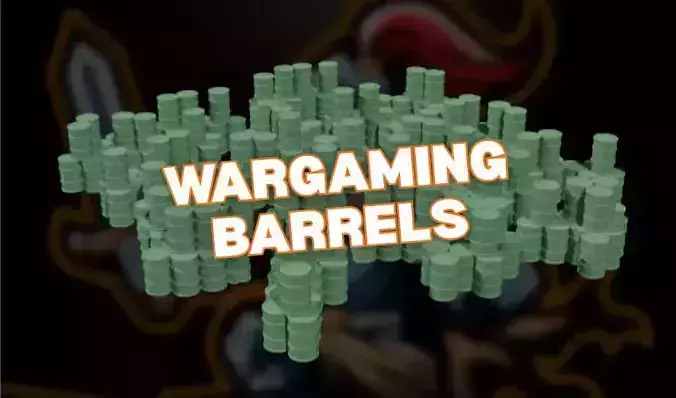 Stacked Barrel Terrain Set 28 - 32mm