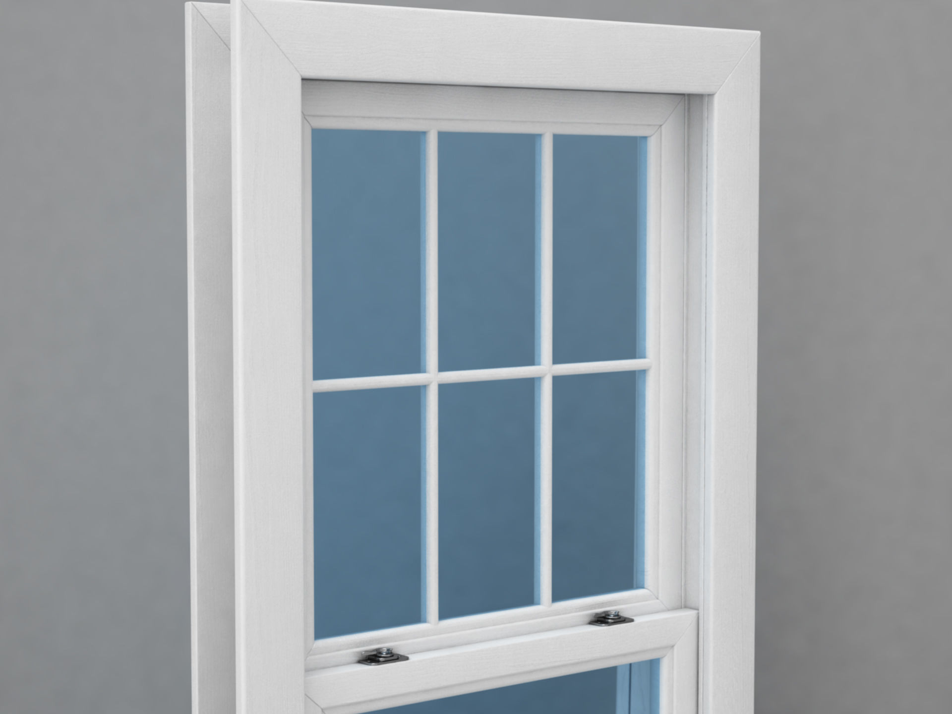 Window Doublehung Free 3D model_2