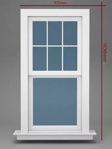 Window Doublehung Free 3D model
