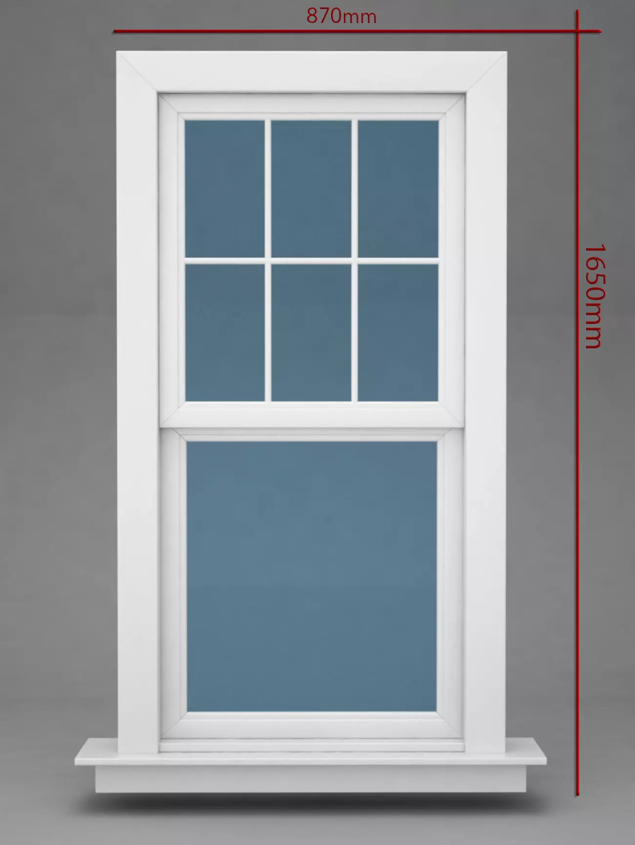 Window Doublehung Free 3D model_0