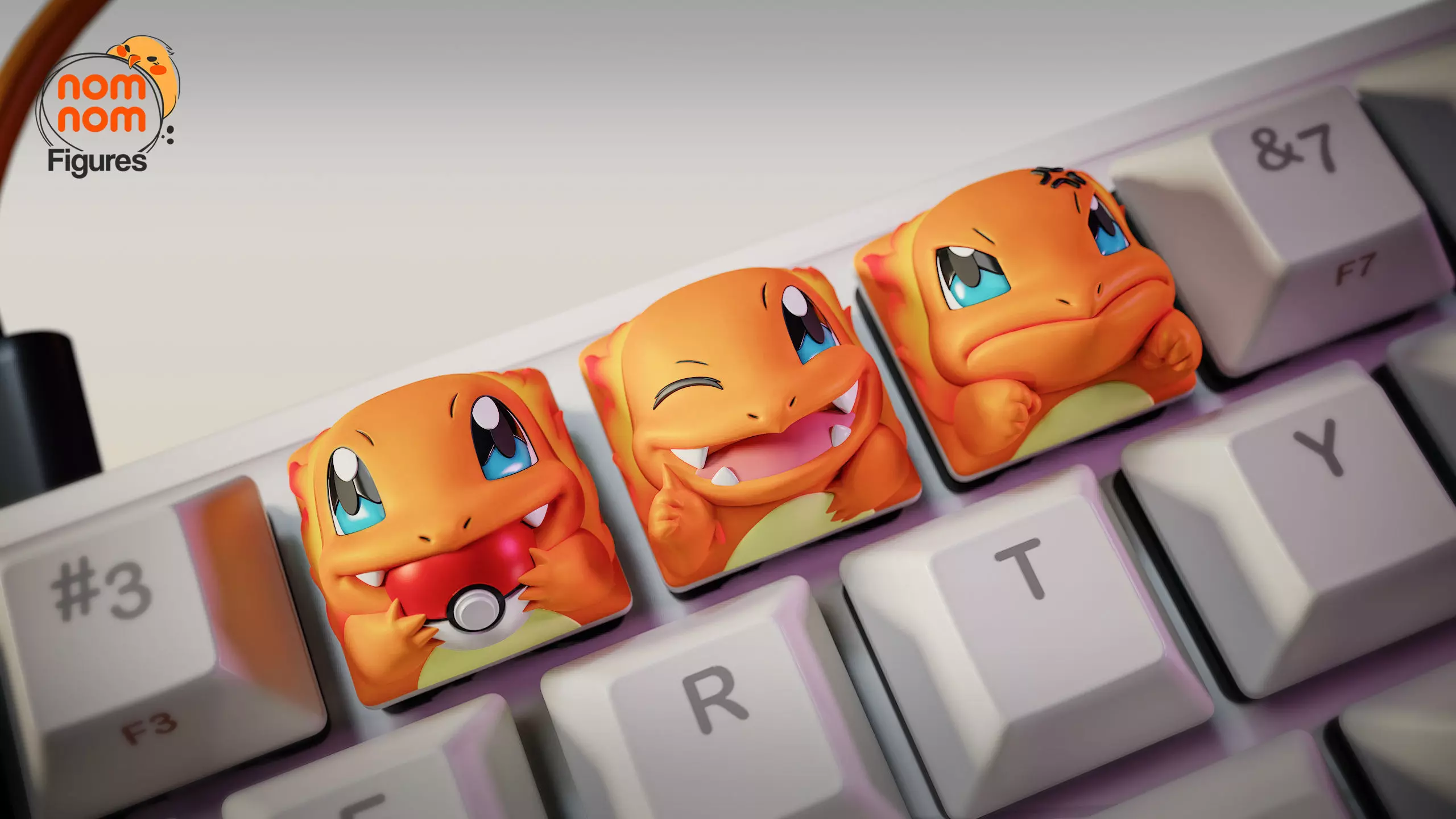 Charmander - Pokemon Keycaps 3D print model_0