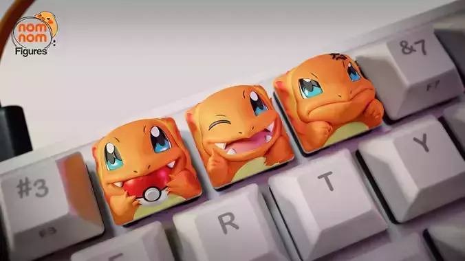 Charmander - Pokemon Keycaps