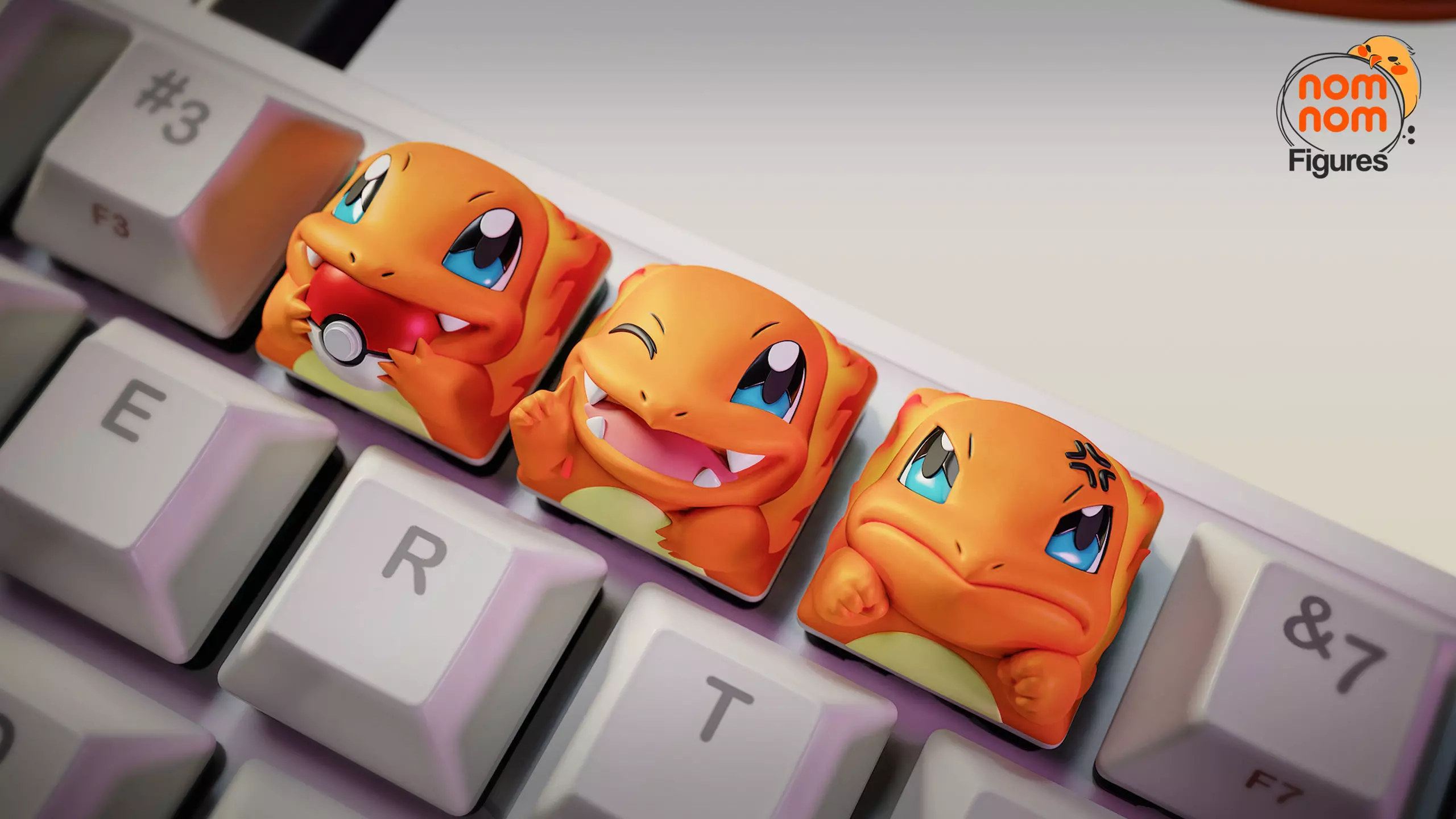 Charmander - Pokemon Keycaps 3D print model_1