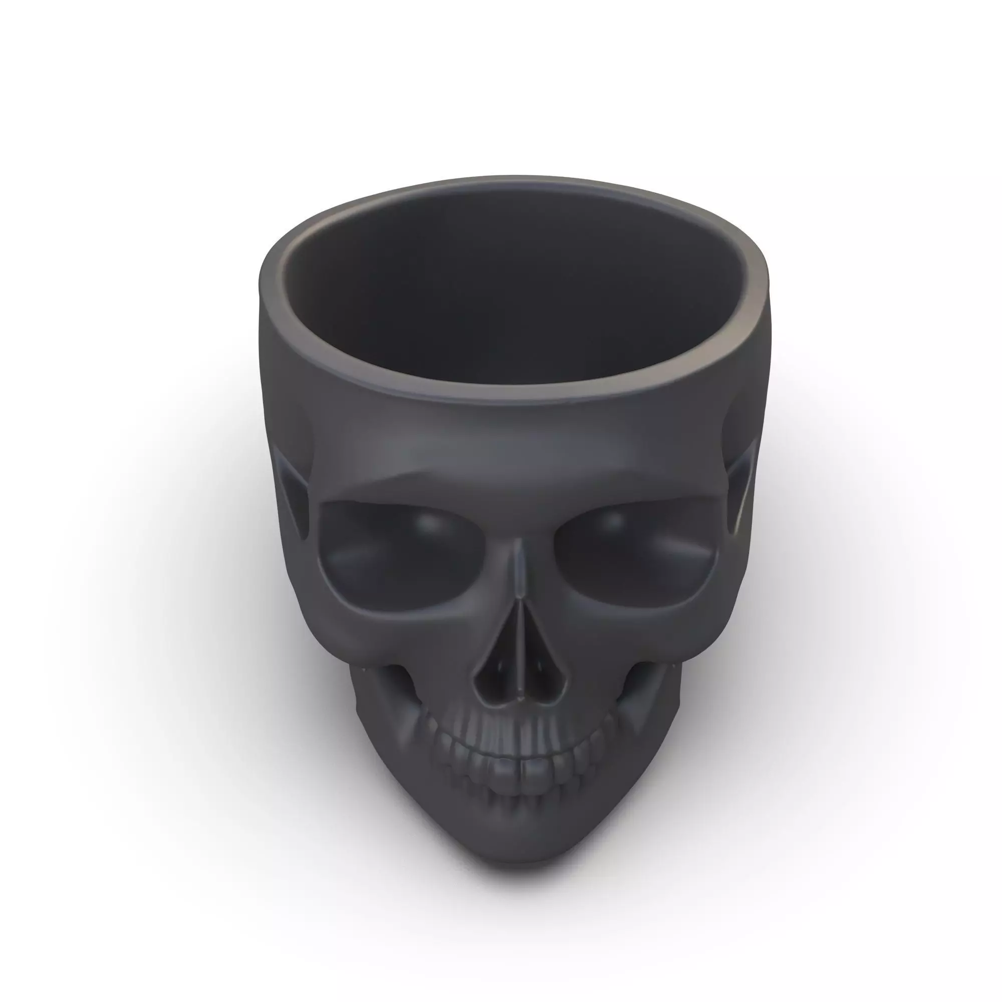 Skull Bowl Multi Use Bowl Gothic Halloween Candy Bowl 3D print model_6
