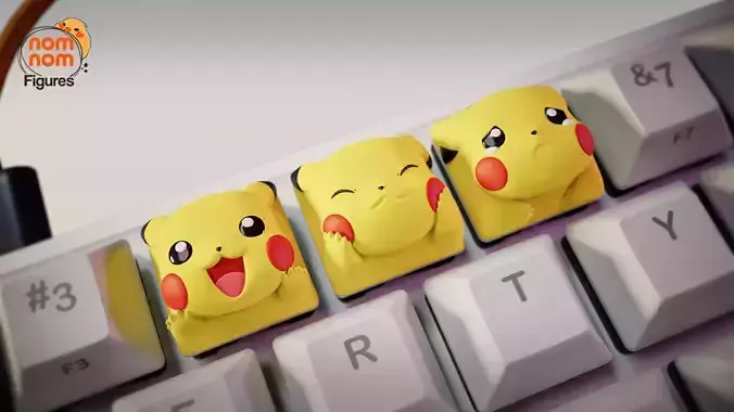 Pikachu - Pokemon - Keycaps