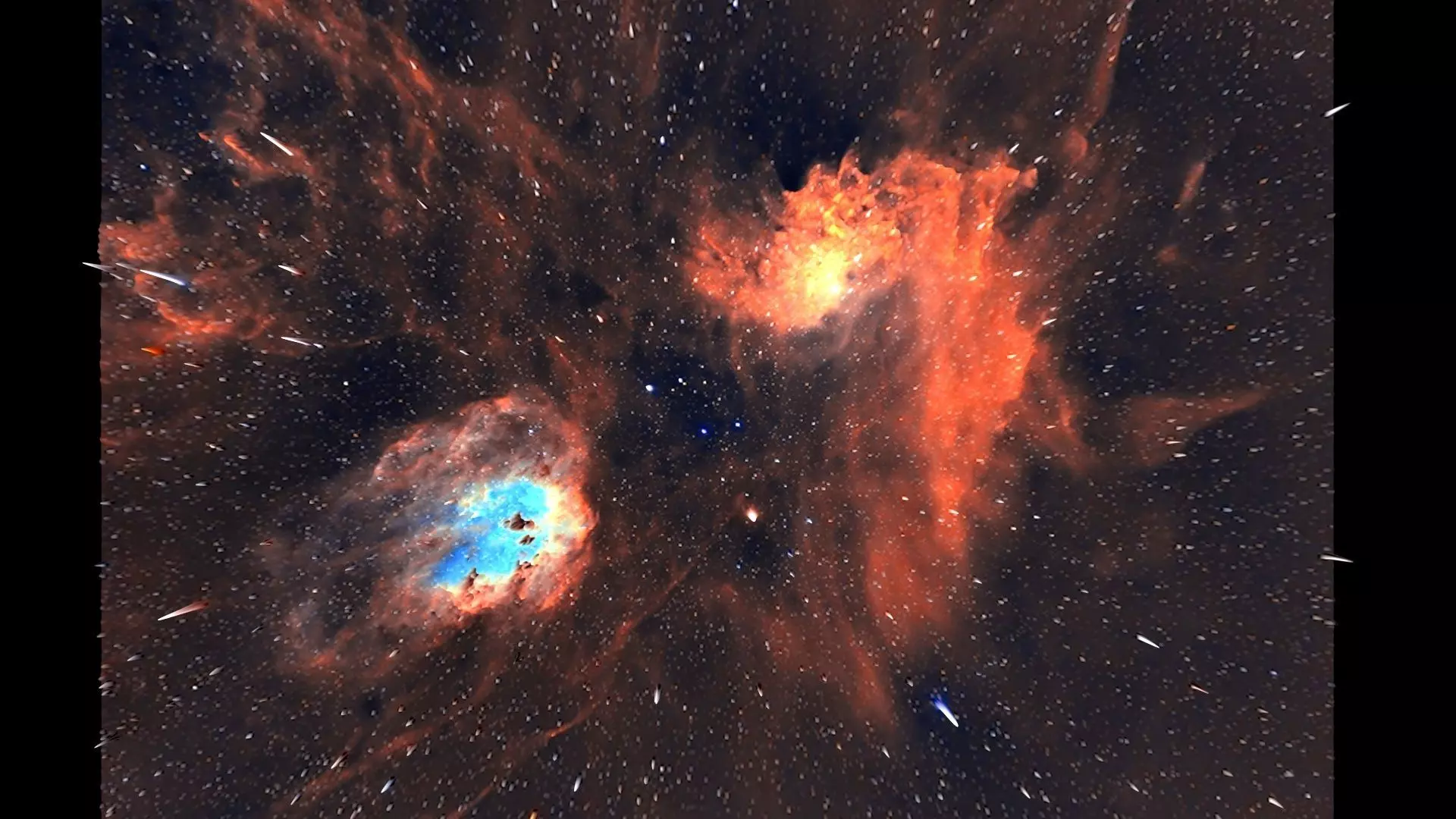 Flaming Star Nebula 3D model_0