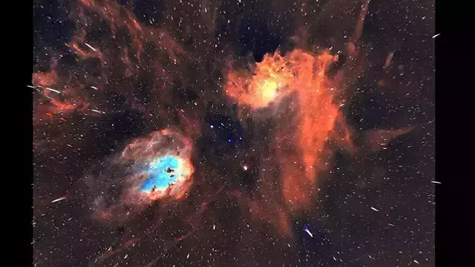 Flaming Star Nebula