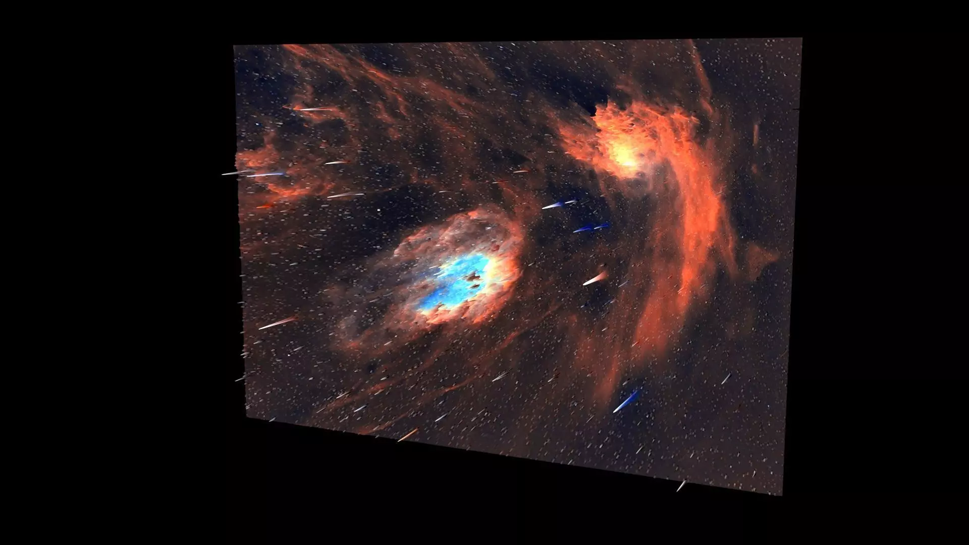 Flaming Star Nebula 3D model_3
