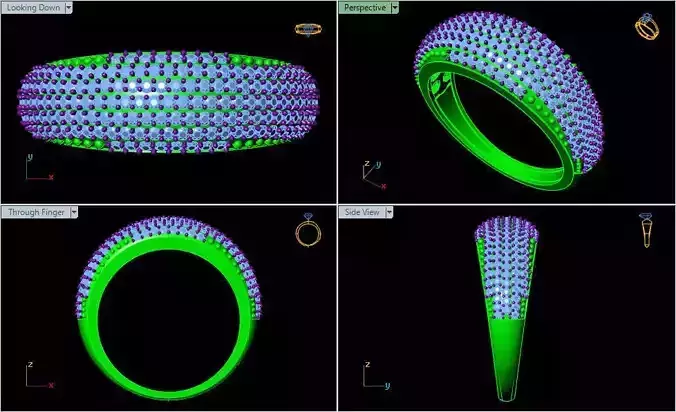 fashion ring engagement ring silver gold 3D print model fashion ring engagement ring silver gold 3D print model