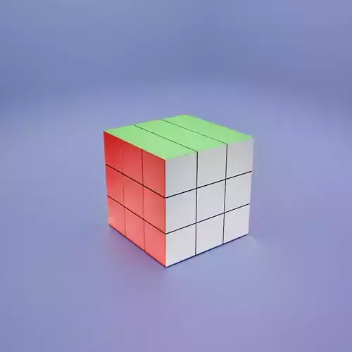Rubiks Cube 3D Puzzle Toy