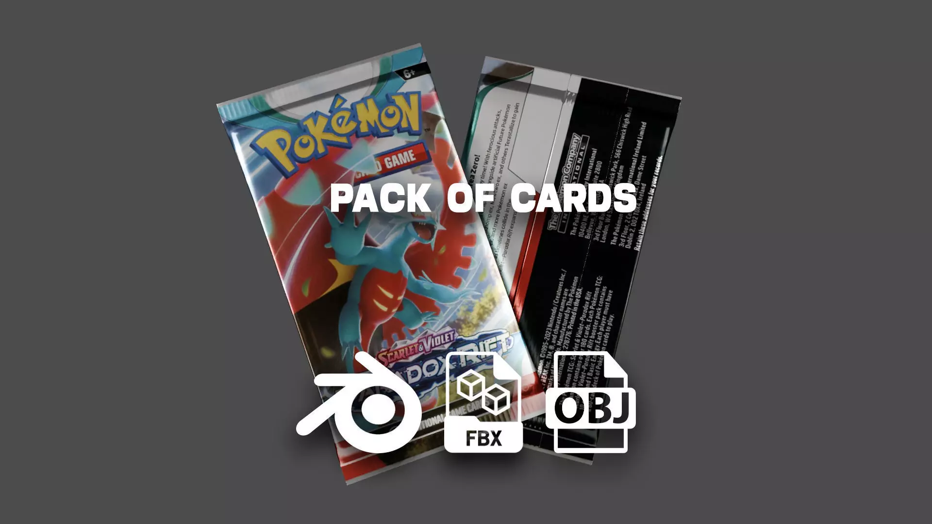 Pack of Cards 3D model_0