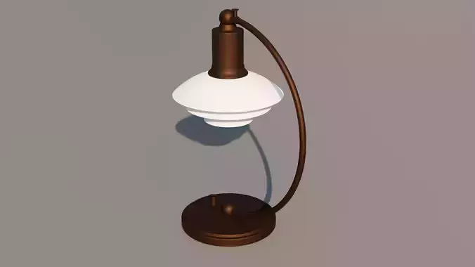 Table Copper Lamp