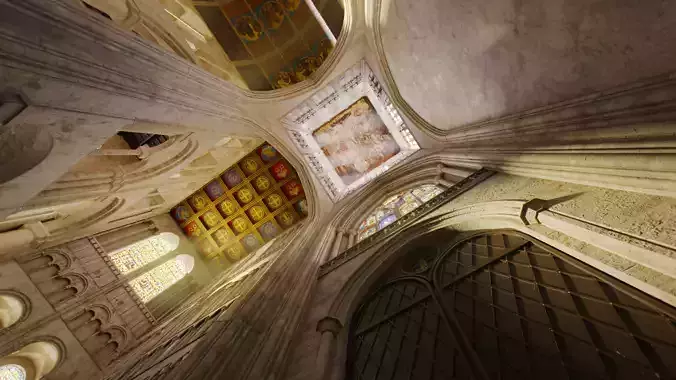 Cathedral FULL Romanesque Entrance Section 