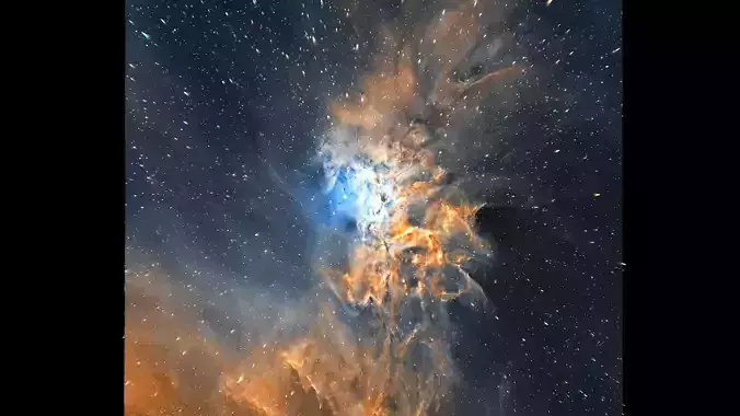 Flaming Star Nebula
