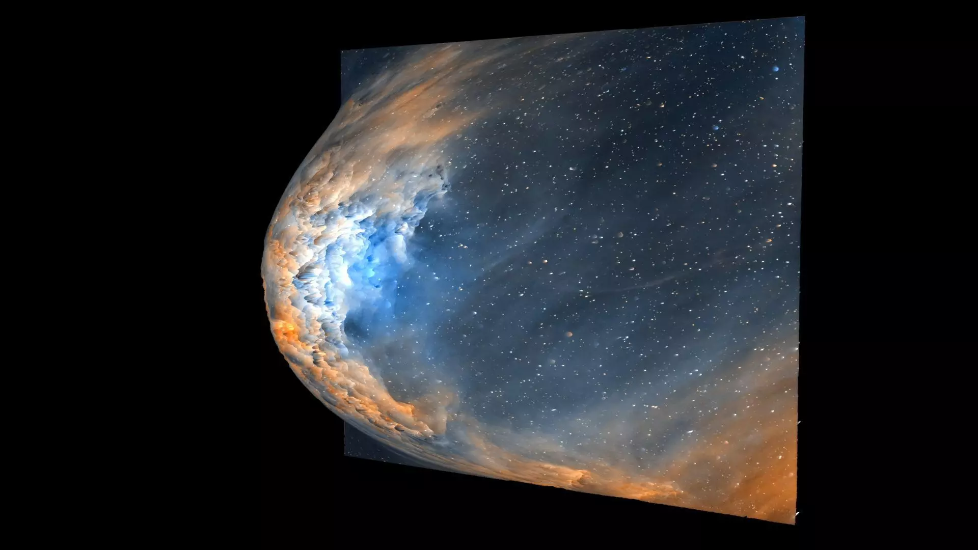 Flaming Star Nebula 3D model_5