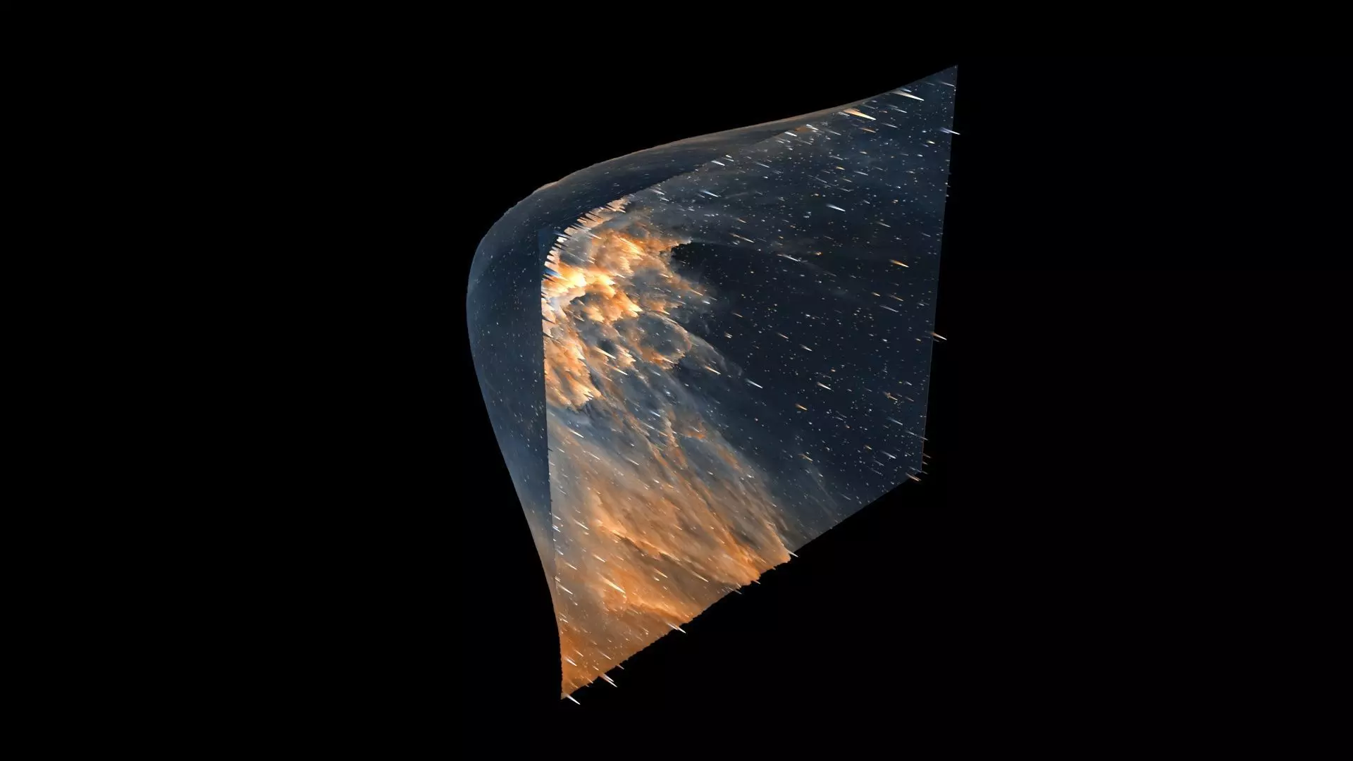 Flaming Star Nebula 3D model_6