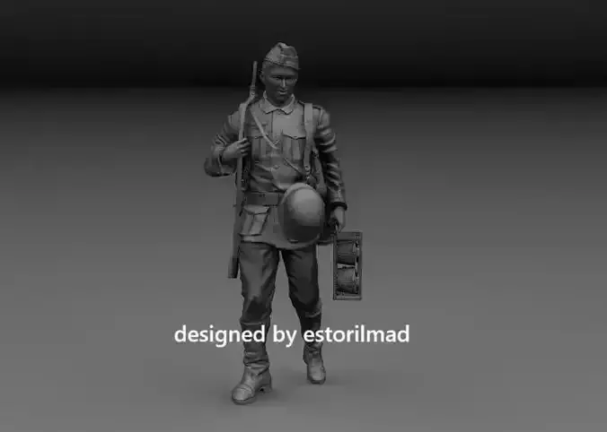 WW2 GERMAN SOLDIER PATROL RUSSIA BARBAROSSA V2