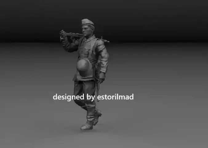 WW2 GERMAN SOLDIER PATROL RUSSIA BARBAROSSA V1