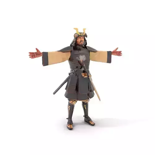 Samurai Armor Warrior model pack