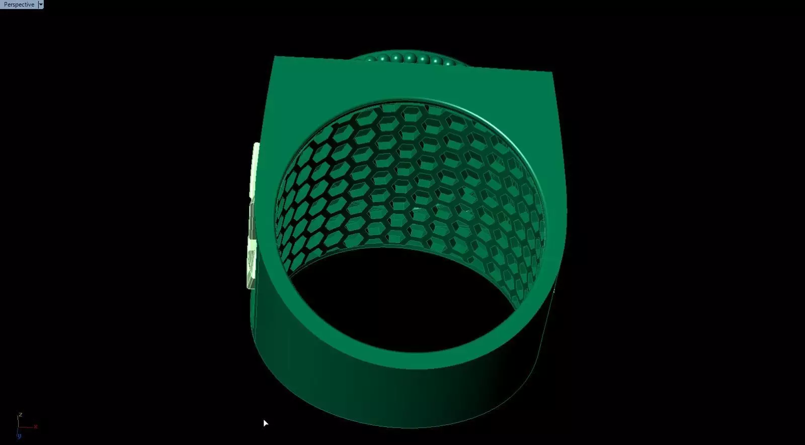 Compass and divid star ring stl file 3D print model_7