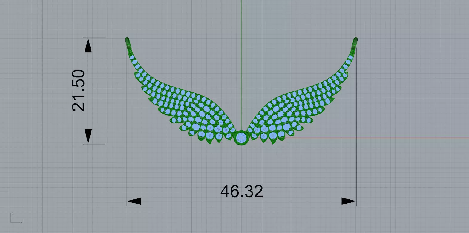 Gold N1451 3D print model_5
