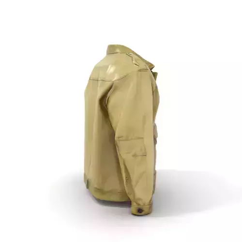 Olive Military Jacket model pack Low-poly 3D model