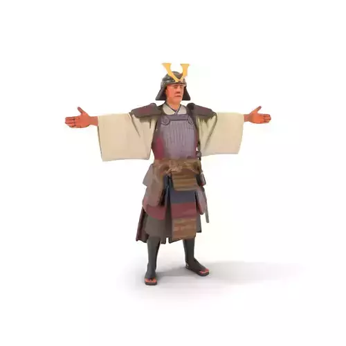 Traditional Samurai Warrior model pack
