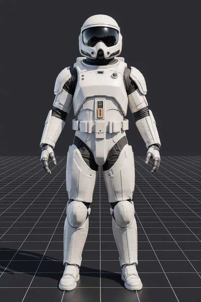 Advanced Interstellar EVA Suit 3D model_1