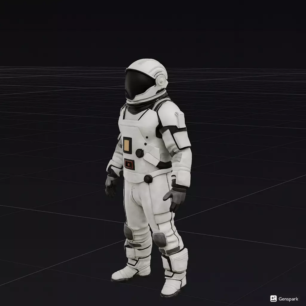 Advanced Interstellar EVA Suit 3D model_0