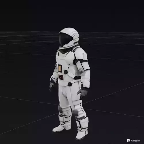 Advanced Interstellar EVA Suit 3D model