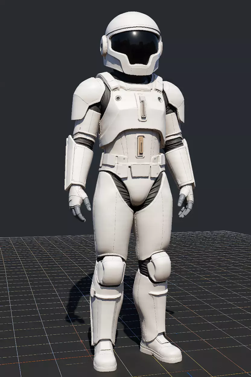 Advanced Interstellar EVA Suit 3D model_2