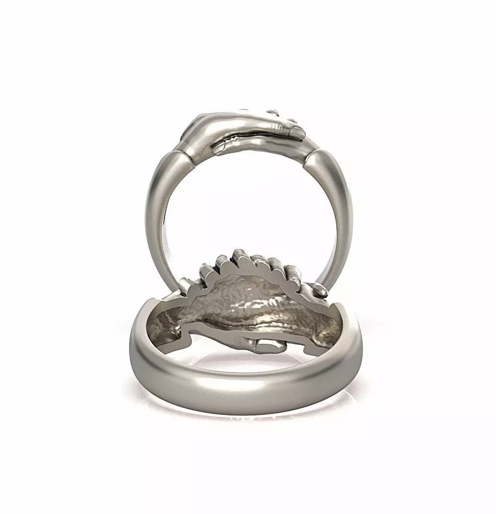 Handshake ring Symbol of fidelity and friendship Large model 3D print model_9
