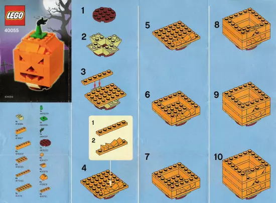 TwindBricks3D - 40055 - Halloween Pumpkin 3D print model_1