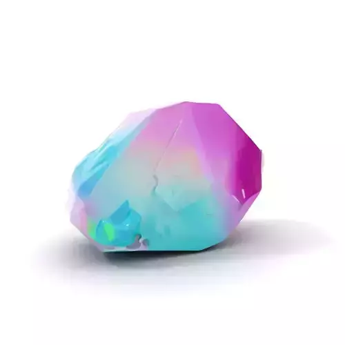 Mystic Prism Crystal model pack Low-poly 3D model
