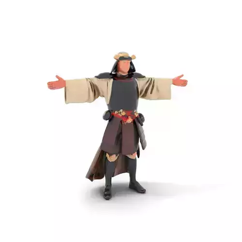 Traditional Samurai Armor model pack